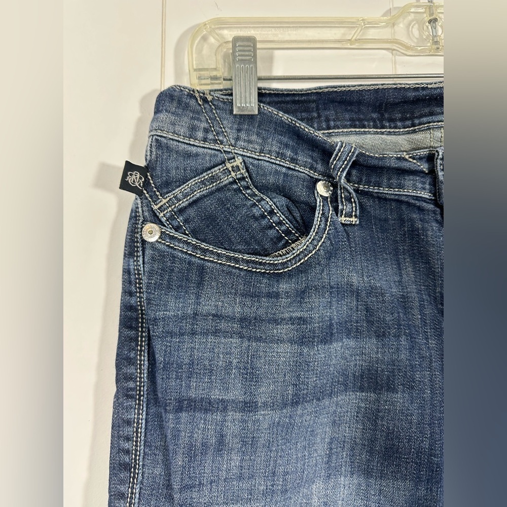 Rock & Republic Womens Sz 10 Kendall Capri Cropped Denim Jeans Capris - Picture 4 of 11